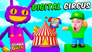 Me ENFRENTO a PERSONAJES de DIGITAL CIRCUS en STUMBLE GUYS… 😱🎪