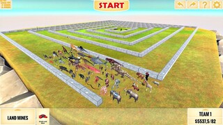 All Units speed race Boss Rush!! Swirl course from outside to inside. Animal Revolt Battle Simulator