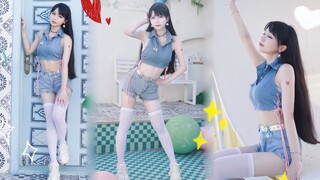 超近热辣【竖屏】❤Hot pink❤和我一起泳池趴~性感可爱吮指舞你爱了吗？【楚鸢】