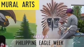 Philippine Eagle Week - time lapse mural painting 2022