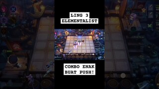 LING 3 ELEMENTALIS STARCORE EARTH! #magicchess #mibilelegends #ling #teguhputrazusana #shorts