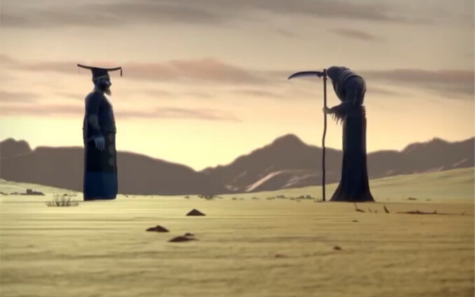 The Eastern King of Hell vs. the Western God of S is unexpected at the end