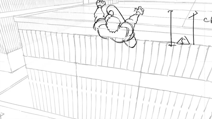 Menggambar bagian dari Crooked Scott #4