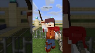 Câu Chuyện Anh Thợ Săn Bất Ổn Nhất Minecraft 🤣 #shorts