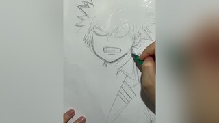 Một chiếc bảng ghi chú quạo quọ 💥💥💥 bakugo DIY anime