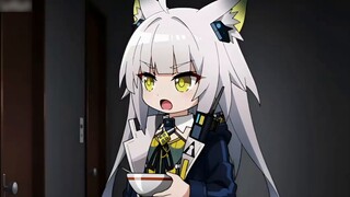 [ Arknights ] I am so happy to eat chicken