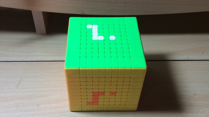Kinh ngạc! Một tân thủ dùng khối rubik 10×10 để chơi trò rắn săn mồi! Cuối cùng lại…