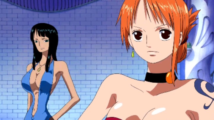 One Piece - Robin dan Nami dengan tuksedo