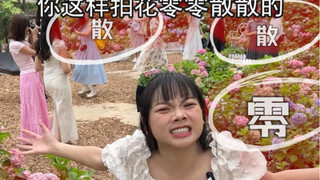 绣球花拍照技巧，绣球花拍照姿势，绣球花拍照角度