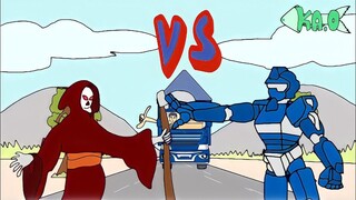 truk wahyu abadi @Rendi Andika Official  jadi transformers vs tukang cabut nyawa - funny video