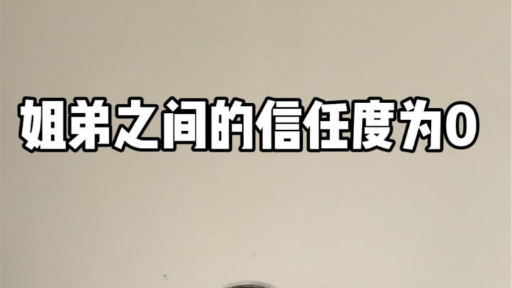 姐弟之间的信任度为0