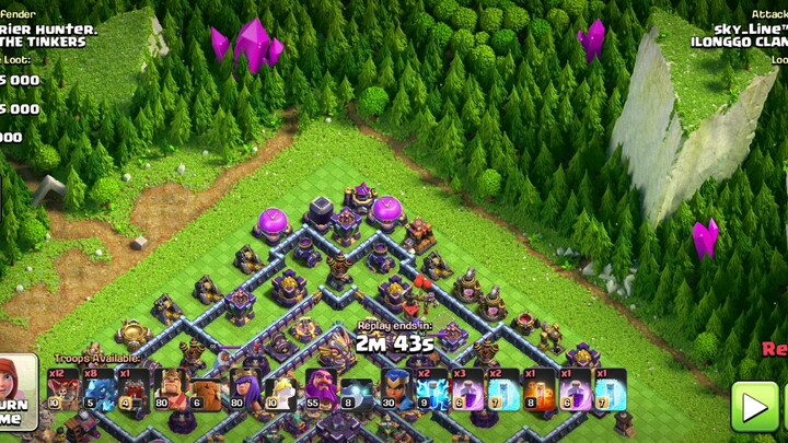 Th15 base vs th14 troops