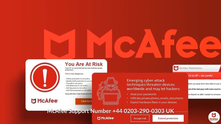 McAfee Customer Service +44 (0)800 102 6293 UK