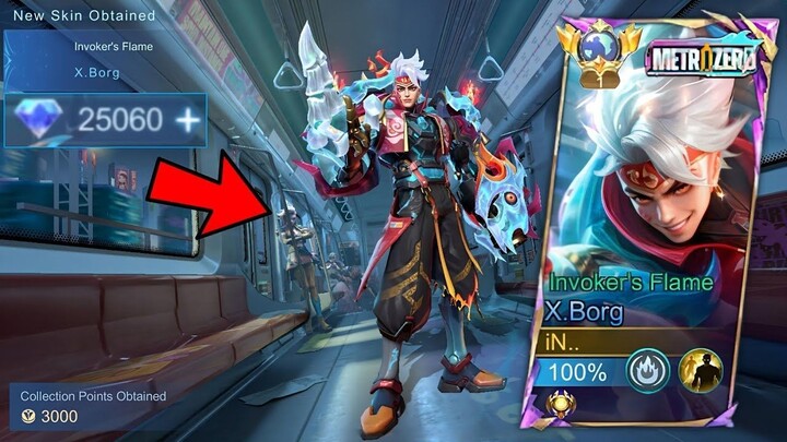 METRO XBORG SKIN IS HERE!! 🤯 ( SPENT DIAMONDS REVEAL ) - MLBB