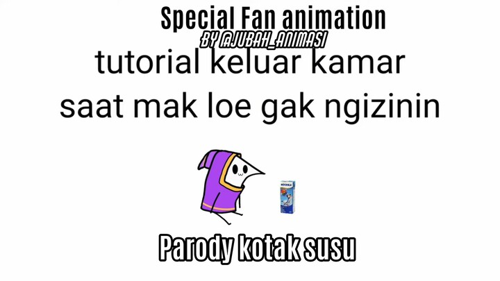 MEME KELUAR KAMAR PAKEK KOTAK SUSU