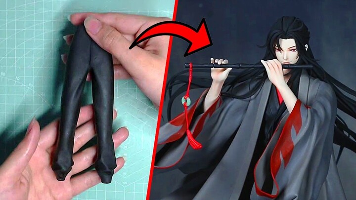 WEI WUXIAN Made by Clay｜Mo Dao Zu Shi Character｜Pocket of Craft