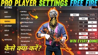 Free fire controls setting full details | Free fire pro player setting 2021 | Player 07