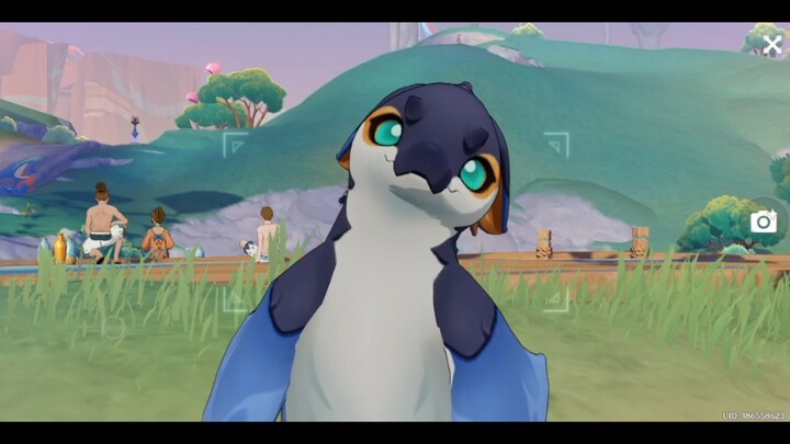 A little fin dragonlet howling because it can’t find its mom and is being stared at by strangers