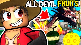 All Devil Fruit Showcase on King Legacy NEW UPDATE!