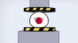 [Polandball] Hydraulic Press VS Japan