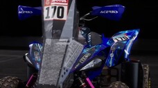 Quad Yamaha Raptor 700 in Dakar Desert Rally. 7240 team