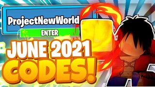 ALL NEW *30K CODE* UPDATE OP CODES! Project New World roblox