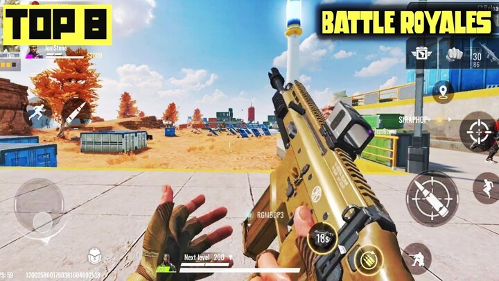 Top 8 Best Battle Royale Games For Android 2024 HD High Graphics