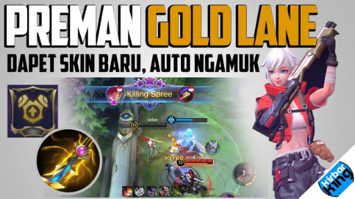 ENAK BANGET JADI PREMAN GOLD LANE - Review Skin BEATRIX Mobile Legends