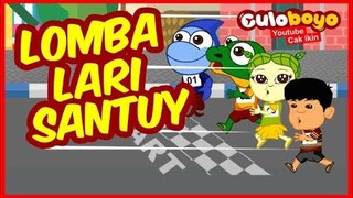 CUL0 BOYO LOMBA LARI, MAS DAFA MALAH SANTUY #Haripahlawan | Culoboyo Lucu
