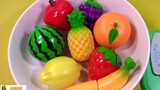 Cut the fruit and watch the parent-child educational toy cut the fruit toy video