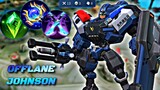 THIS IS HOW TO USE OFFLANE JOHNSON IN RANK GAME | MAGE BUILD | BEST BUILD AND EMBLEM S26 | MOBILE LE