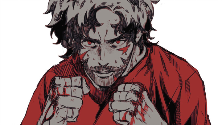"Fear is a human instinct, but a boxer must control it with his own will" [Armored Heavy Punch Mix]
