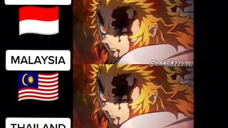 Rengoku dub Arab Indonesia Thailand Malaysia English