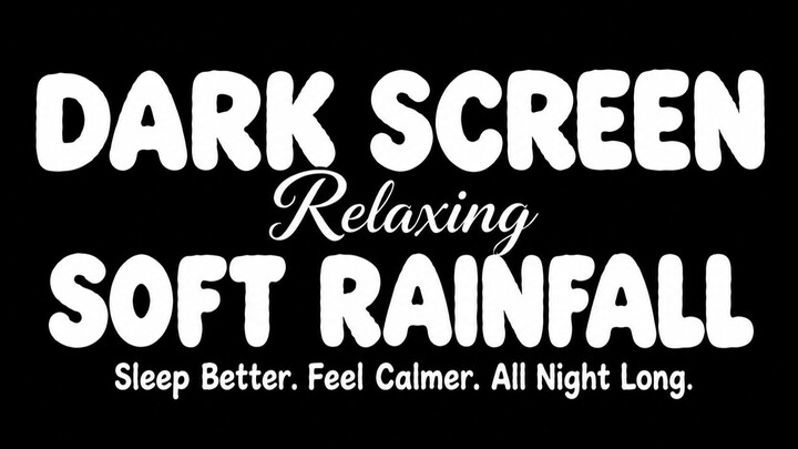 Nothing but Soft Rain 🌧️ | Gentle Rain Sounds for Deep Sleep & Relaxation