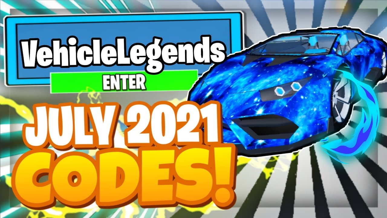 Roblox Vehicle Legends Codes