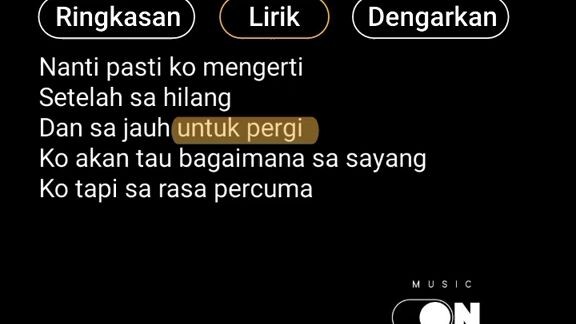 Dengarkan lagu enak sumpah