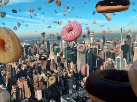 “The world is one giant donut”