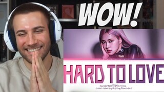 ROSÉ 😱😱😱 BLACKPINK Rosé - ‘Hard to Love’  - Reaction