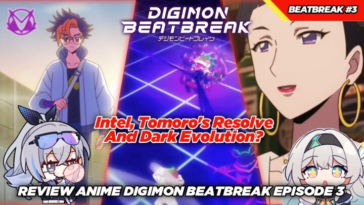 Masa Lalu Tomoro! Gekkomon Dark Digivolve?! Review Anime Digimon Beatbreak Episode 3!