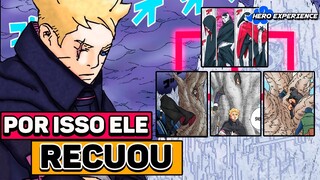 BORUTO NÃO PODE MATAR OS SHINJUS! POR ISSO NÃO USOU O PODER DO MOMOSHIKI