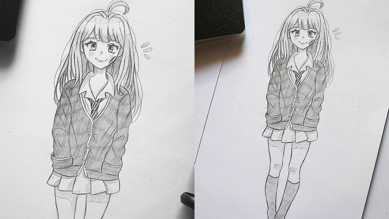 how to draw manga full body