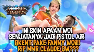 SKIN APAAN INI PERANG MASA PAKE PISTOL AER!!! SI KENT PAKE FANNY AUTO=???