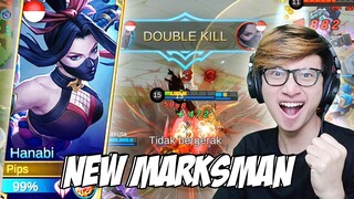 NEW HERO HANABI MARKSMAN TERBAIK JAMAN SEKARANG? - MOBILE LEGENDS INDONESIA