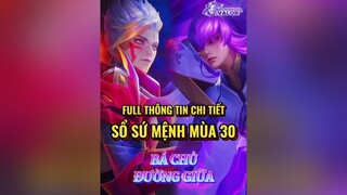 Full Thông Tin Chi Tiết Sổ Sứ Mệnh Mùa 30 😘 lienquan lienquanmobile lienquanvietnam lienquantiktok archangel2909 ThachDauAnhTai