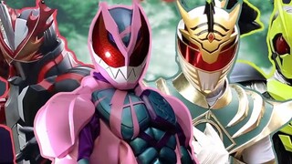 Kamen Rider & Psycho Rider team up to fight against Dragon Knight, their collective transformation i