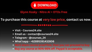Glynn Kosky - Nitro AI + OTOs Free