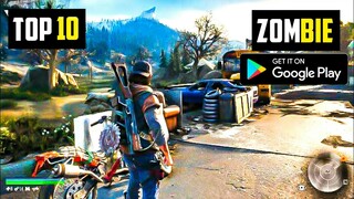 Top 10 Best ZOMBIE Games For Android in 2022 | High Graphics (Offline/Online)