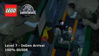 #7 InGen Arrival 100% Guide - LEGO Jurassic World