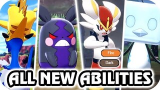 Pokémon Sword & Shield : All New Abilities & Info (HQ)