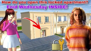 فتح غرفه اينيد المغلقه There's Enid Wednesday Room and Tutorial Unlock this house in Sakura School